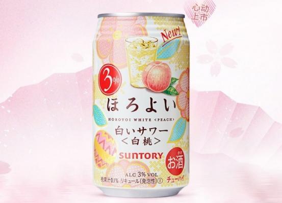 三得利和乐怡HOROYOI白桃乳味配制酒