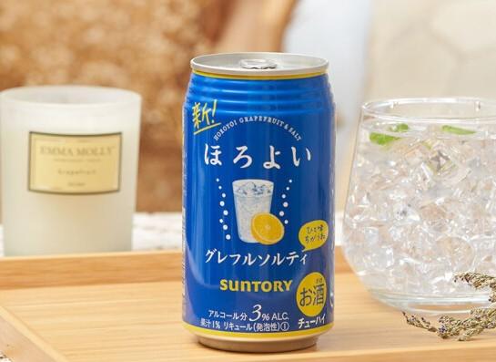 三得利和乐怡HOROYOI盐西柚味配制酒
