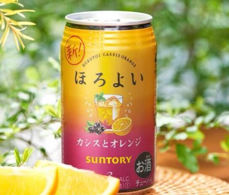 三得利和乐怡HOROYOI黑加仑橙子味配制酒