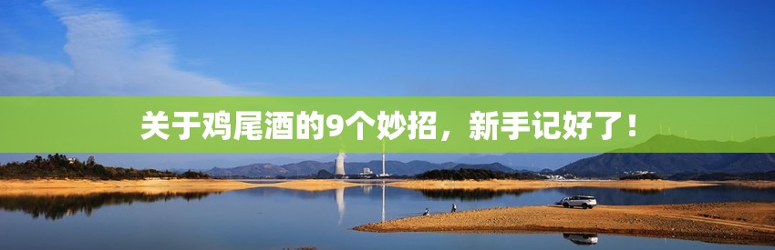 关于鸡尾酒的9个妙招，新手记好了！
