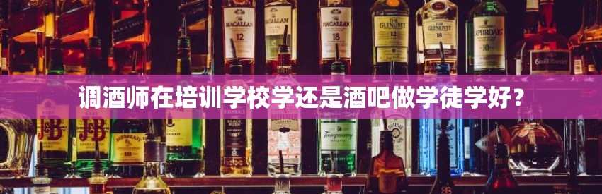 调酒师在培训学校学还是酒吧做学徒学好？